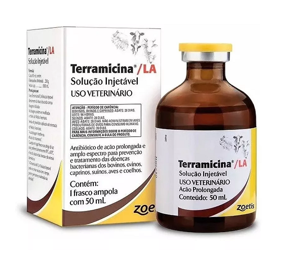 TERRAMICINA /LA (Longa Ação) 50 ML