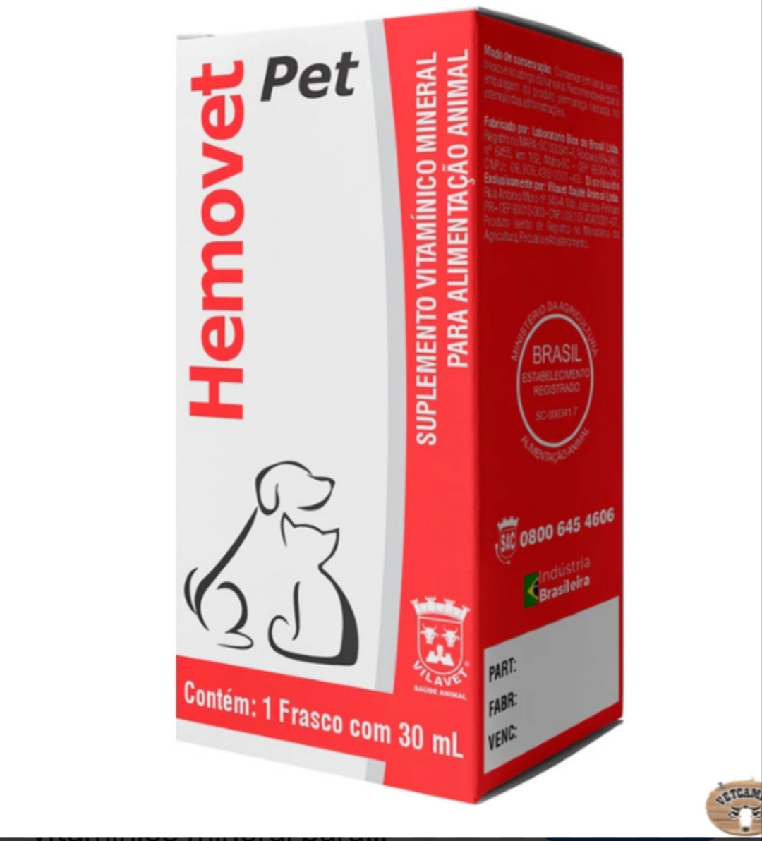 HEMOVET PET 30ML