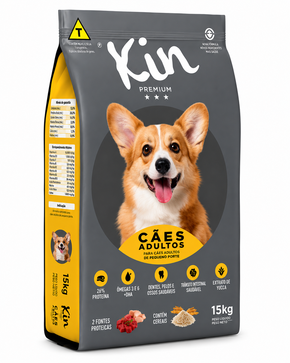 KIN DOGS PREMIUM ADULTOS PEQUENOS PORTES 15 KGS