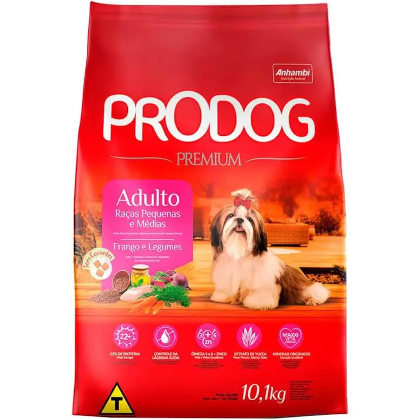 PRODOG ADULTO RAÇAS PEQUENAS E MÉDIAS 10,1 KGS