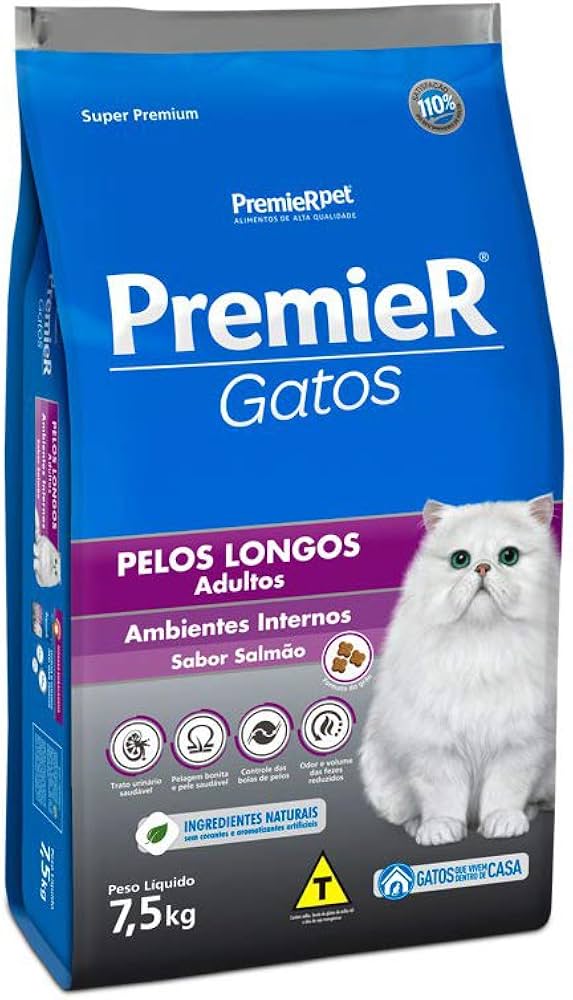 PREMIER GATOS PELOS LONGOS ADULTOS 7,5 KGS