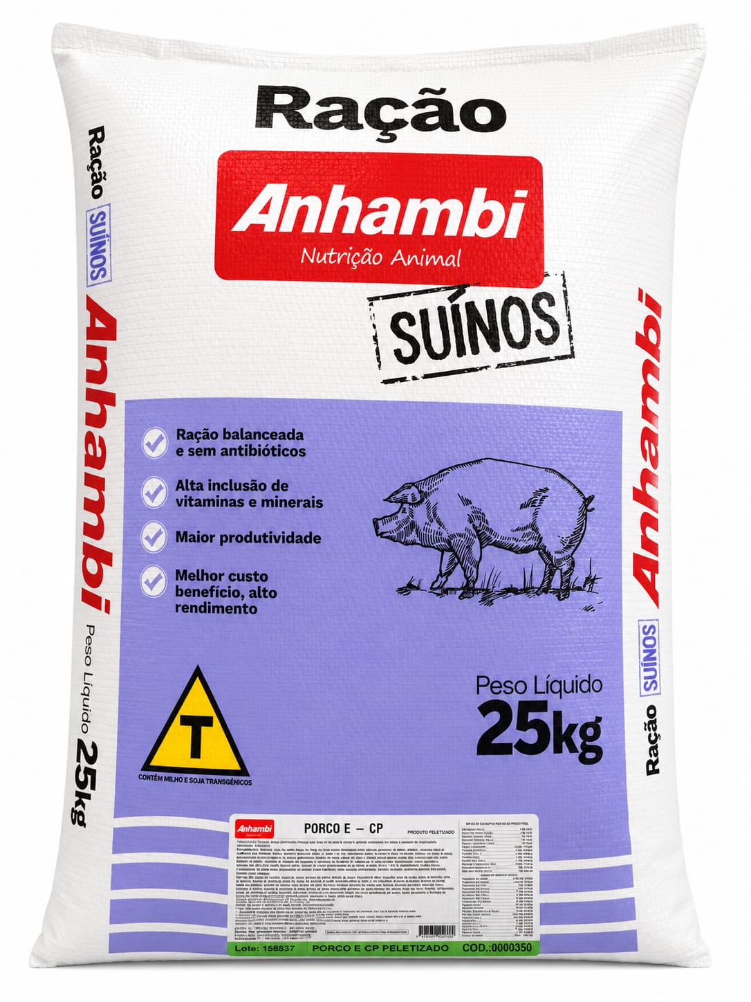 LEITÃO CP PELETIZADO 25 KGS