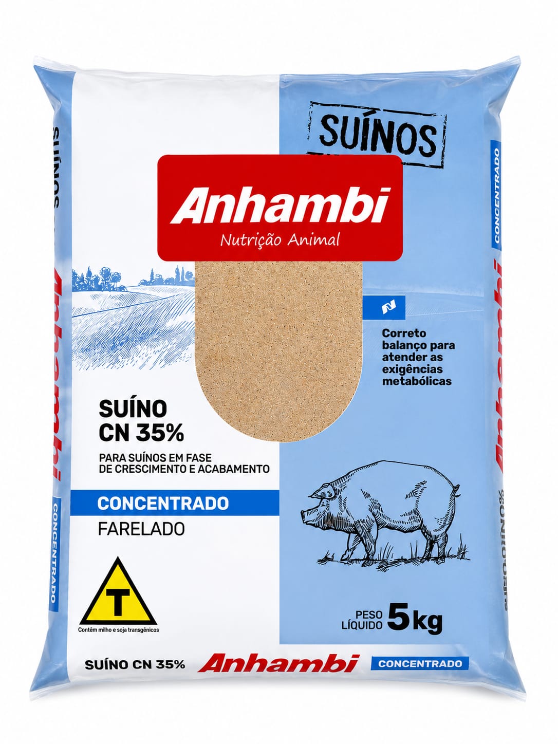 ANHAMBI CONCENTRADO SUÍNO 35% 5 KGS