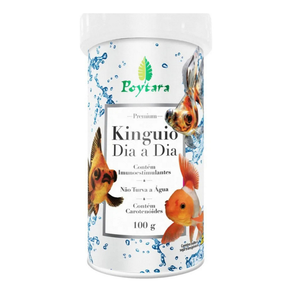 RAÇÃO POYTARA PREMIUM KINGUIO DIA A DIA 100g