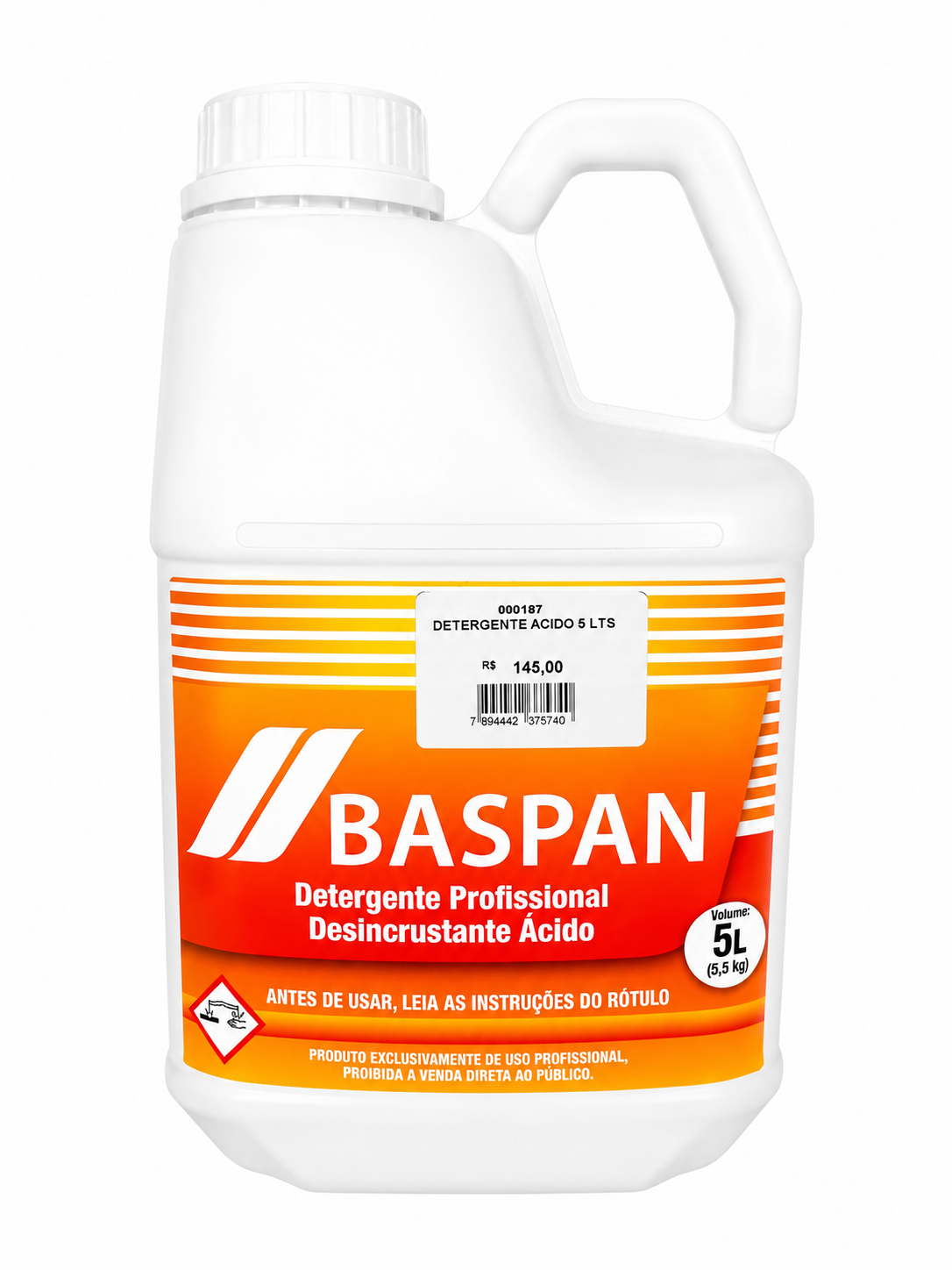 DETERGENTE PROFISSIONAL DESINCRUASTANTE ÁCIDO 5L