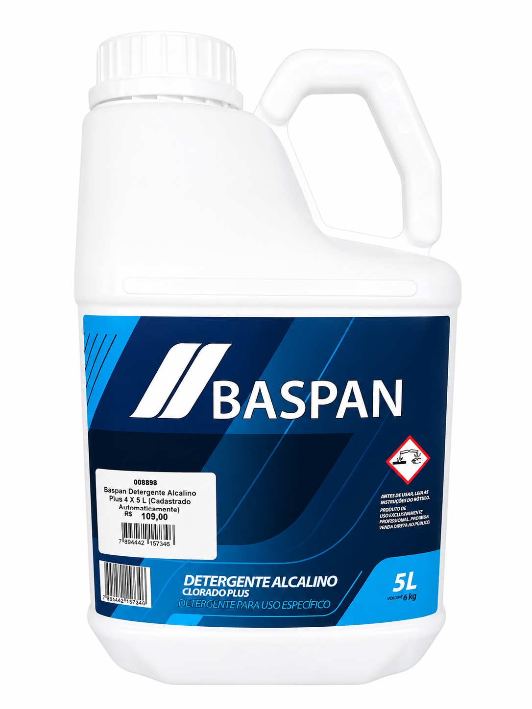 DETERGENTE ALCALINO CLORADO PLUS 5L