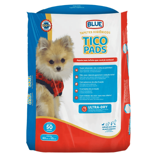 TAPETES HIGIÊNICOS - TICO PADS - C/50 UNIDADES