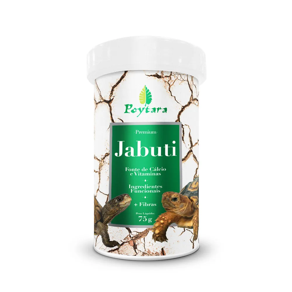 RAÇÃO POYTARA PREMIUM JABUTI 75g