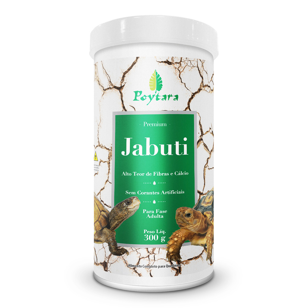 RAÇÃO POYTARA PREMIUM JABUTI 300g