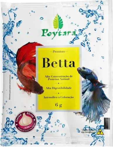 RAÇÃO POYTARA PREMIUM BETTA 6g