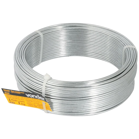 ARAME LISO BWG18 GALVANIZADO 1.24MM 1KG