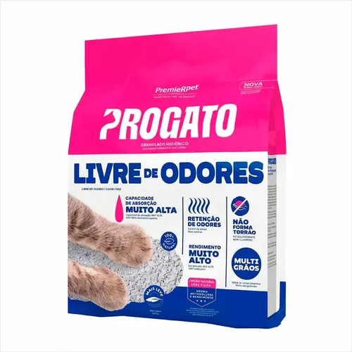 AREIA PARA GATOS PROGATO 1.8KG