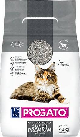 AREIA PARA GATOS GRANULADO PROGATO SUPER PREMIUM 4KG