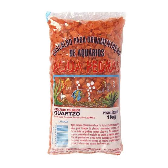 AQUA PEDRAS LARANJA 1kg