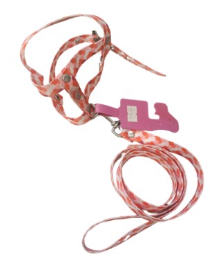 GUIA + PEITORAL NYLON SIMPLES N0 PARA CÃES DE 0 A 1KG