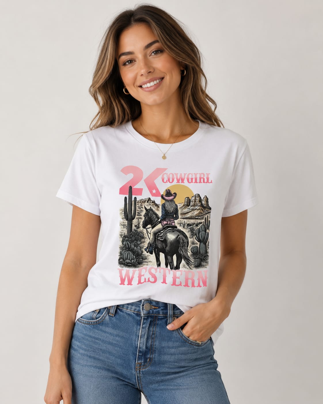CAMISETA ESTAMPADA FEMININA 2K