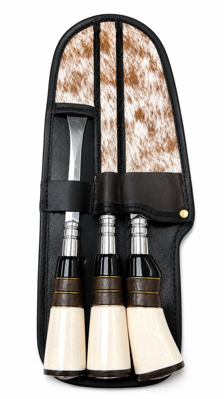 CONJUNTO INOX COM GARFO E CHAIRA
