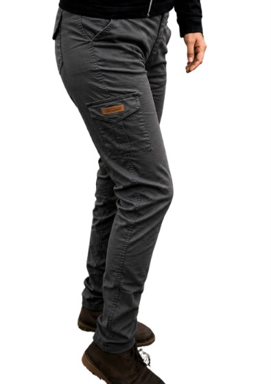 CALÇA CARGO REGALO CAMPEIRO FEMININA CINZA-  TAMANHO 44