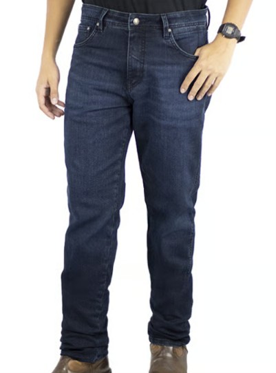 CALÇA JEANS MASCULINA MADE IN MATO DARK BLUE