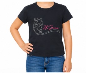 CAMISETA ADULTA FEMININA PEDRARIA 2K JEANS