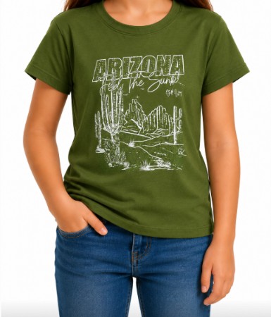 T-SHIRT INFANTIL ARIZONA FEMININA BILL WAY