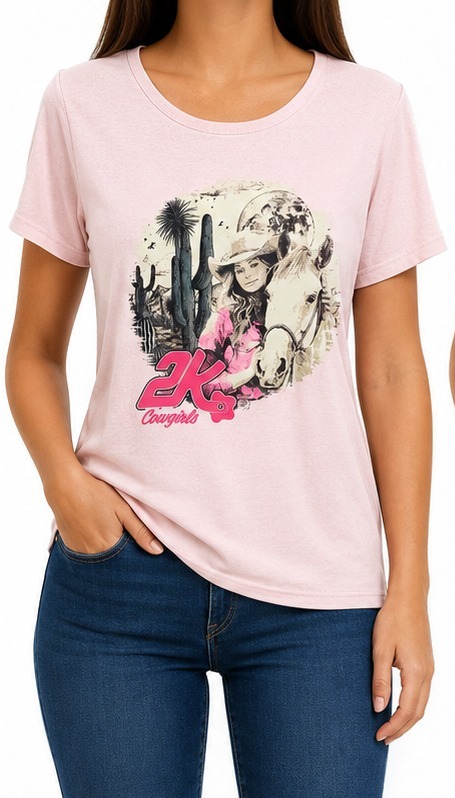 CAMISETA ADULTA FEMININA 2K JEANS- TAMANHO G