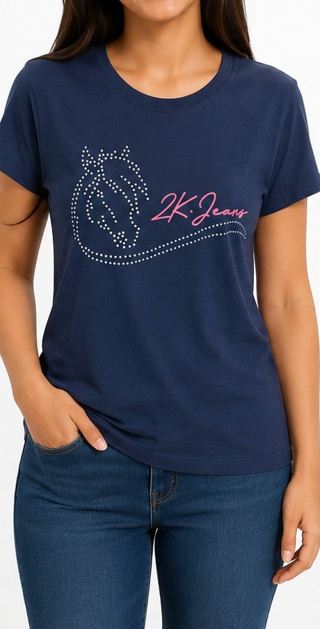CAMISETA ADULTA FEMININA 2K JEANS- TAMANHO G