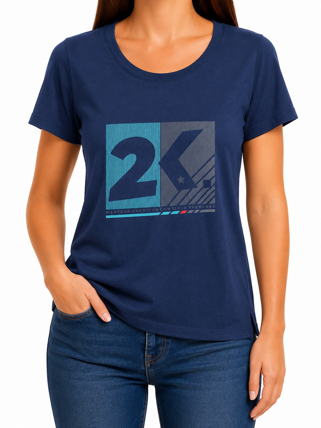 CAMISETA ADULTA FEMININA 2K JEANS- TAMANHO M