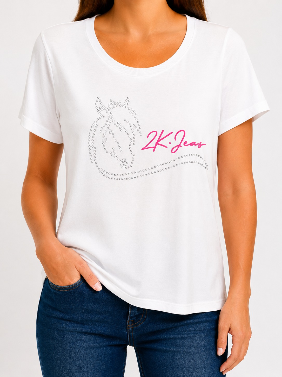 CAMISETA ADULTA FEMININA 2K JEANS- TAMANHO M