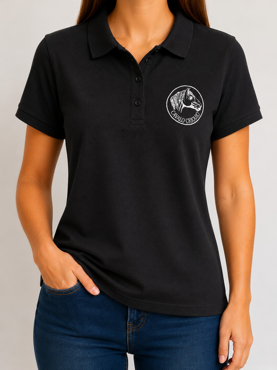 CAMISETA POLO ADULTA CAMPEIRA FEMININA