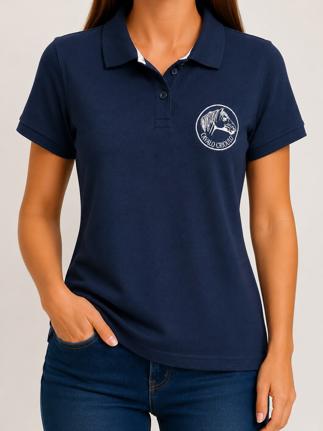CAMISETA POLO ADULTA CAMPEIRA FEMININA- TAMANHO M