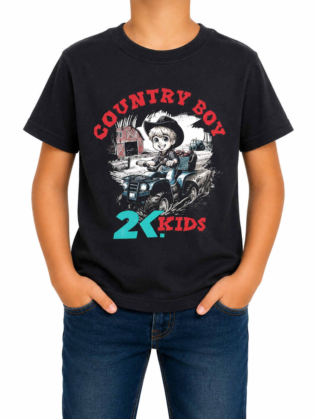 CAMISETA INFANTIL MASCULINA 2K JEANS- TAMNHO 08