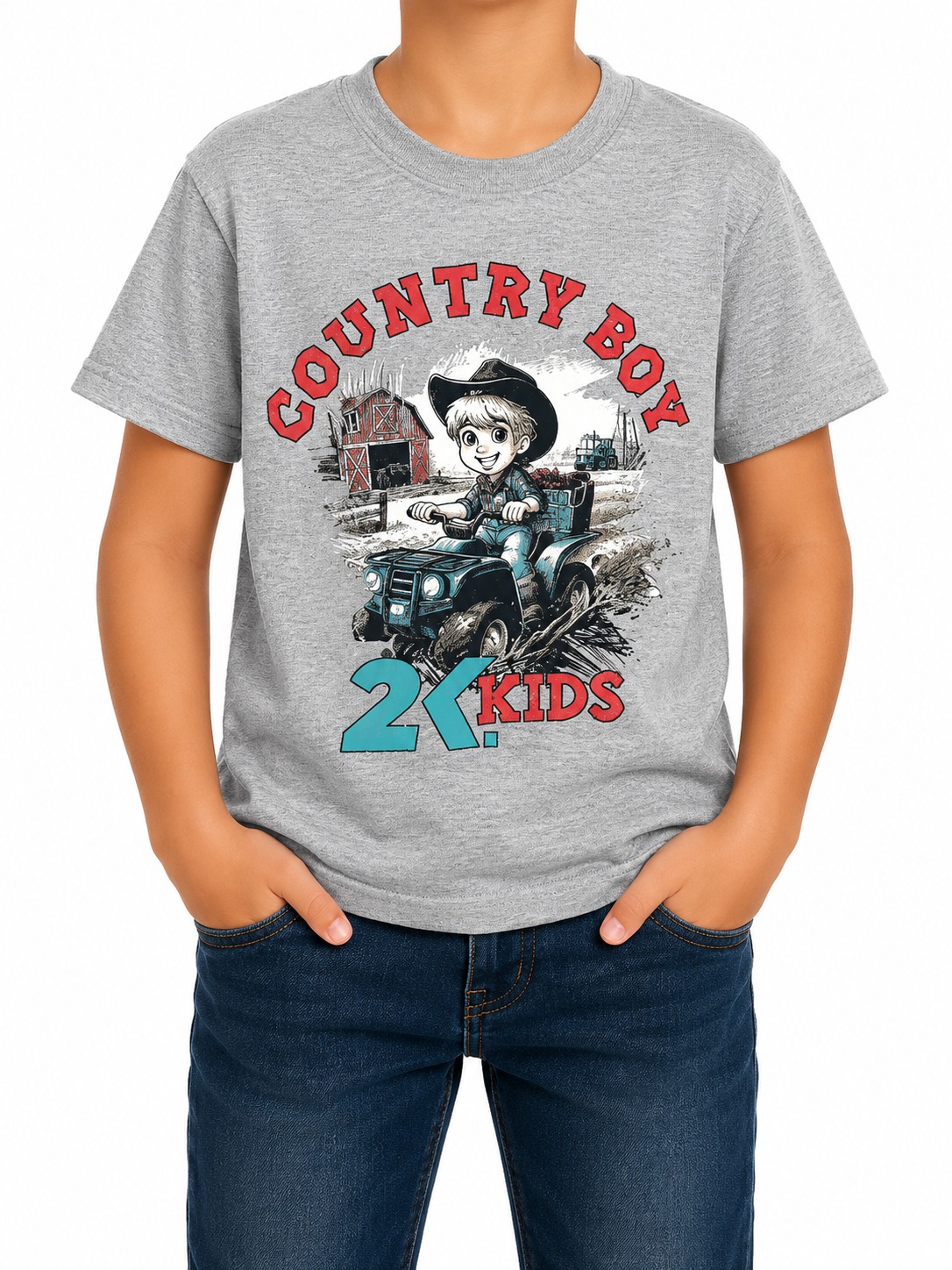 CAMISETA INFANTIL MASCULINA 2K JEANS- TAMNHO 08