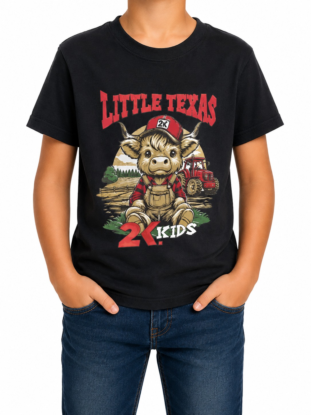 CAMISETA INFANTIL MASCULINA 2K JEANS- TAMNHO 08