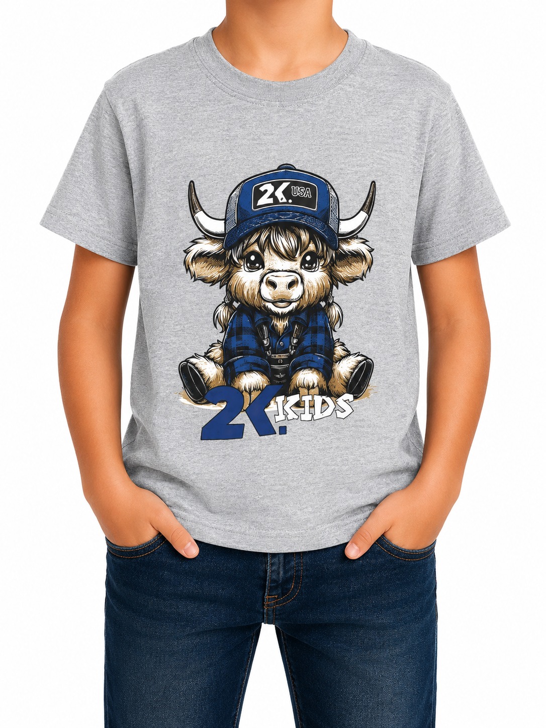CAMISETA INFANTIL MASCULINA 2K JEANS- TAMNHO 08