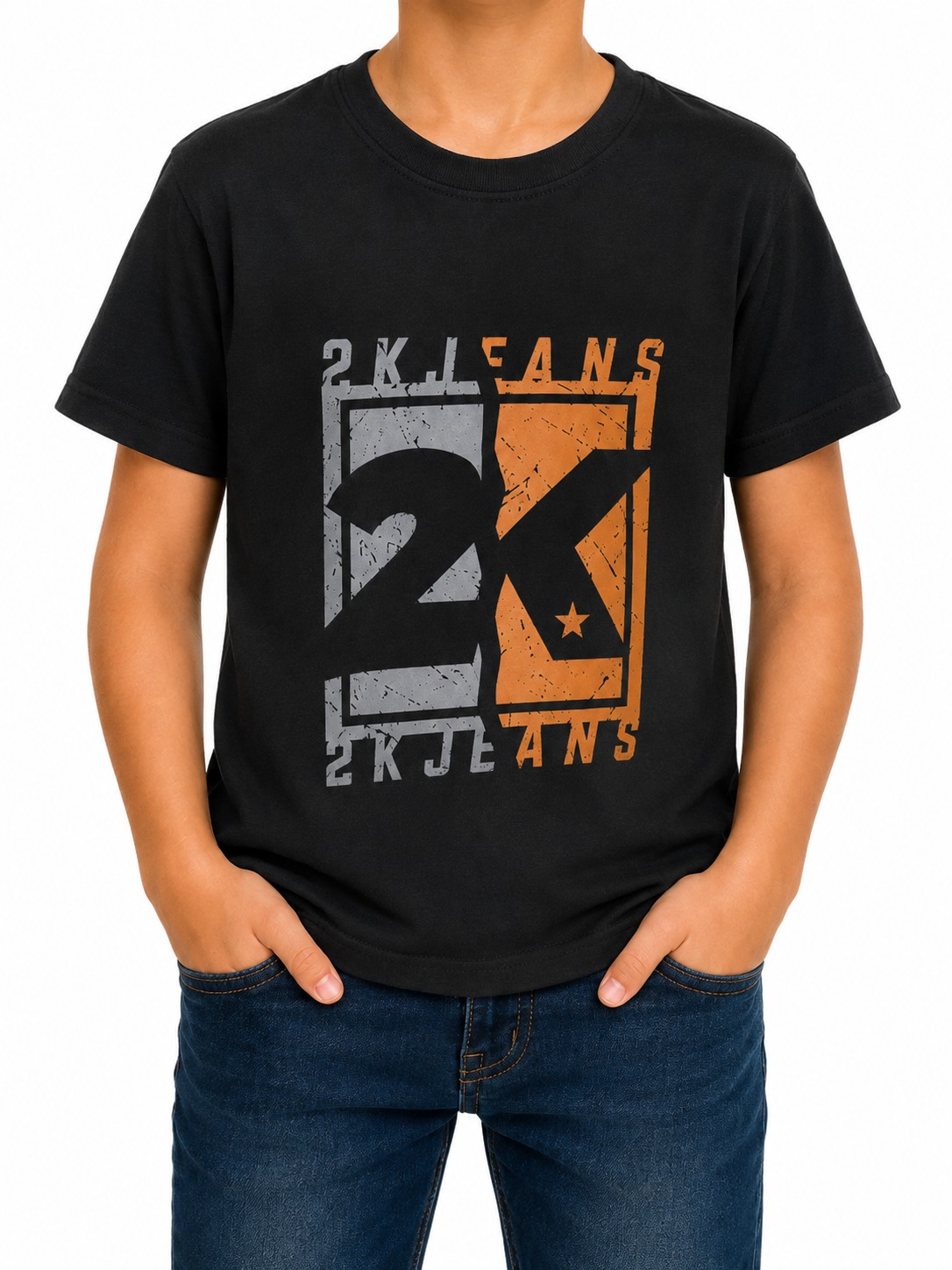 CAMISETA INFANTIL MASCULINA 2K JEANS- TAMNHO 08