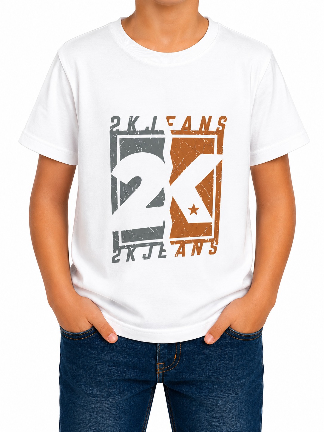 CAMISETA INFANTIL MASCULINA 2K JEANS- TAMNHO 08