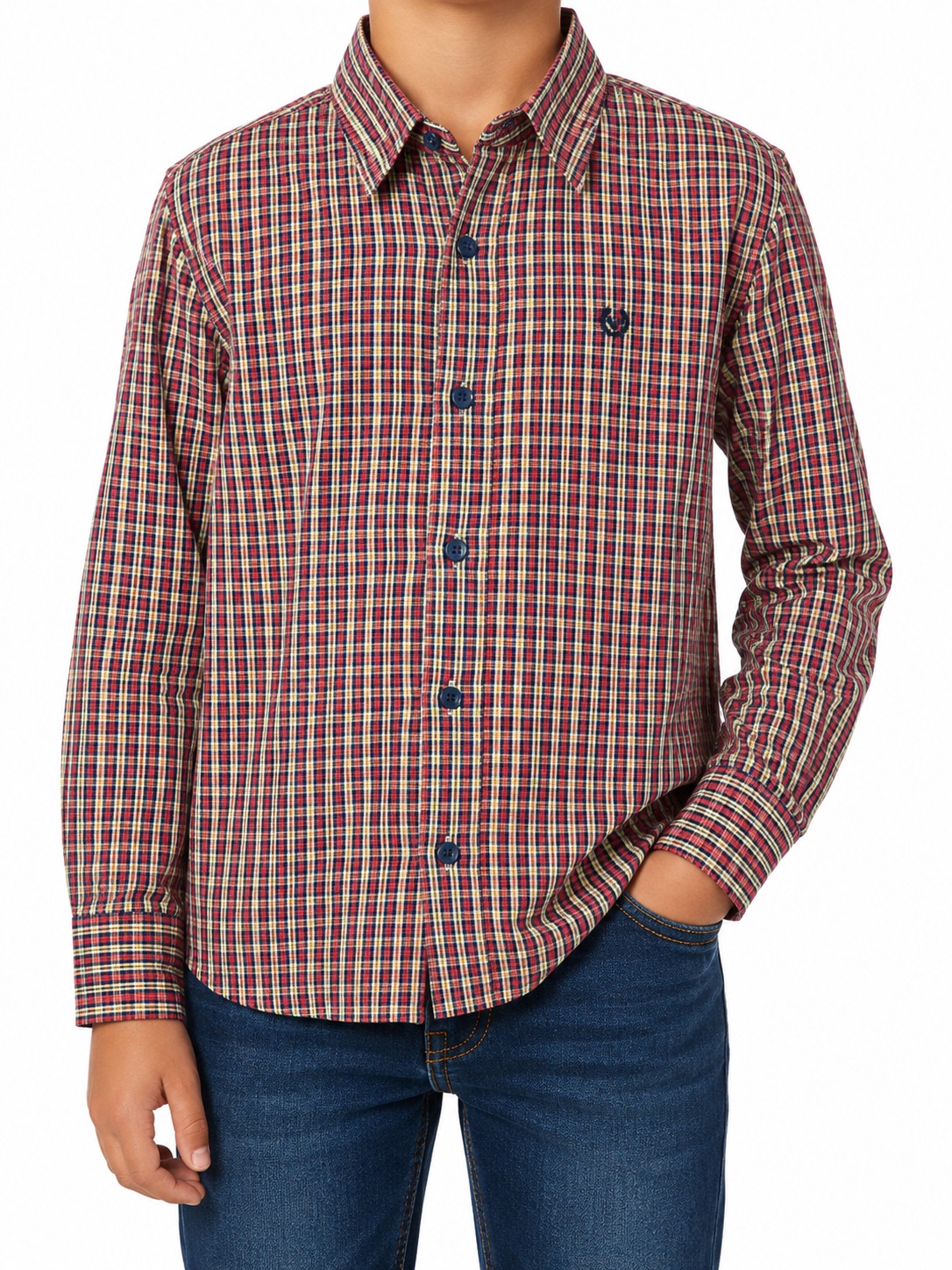 CAMISA INFANTIL MASCULINA- TAMANHO 14