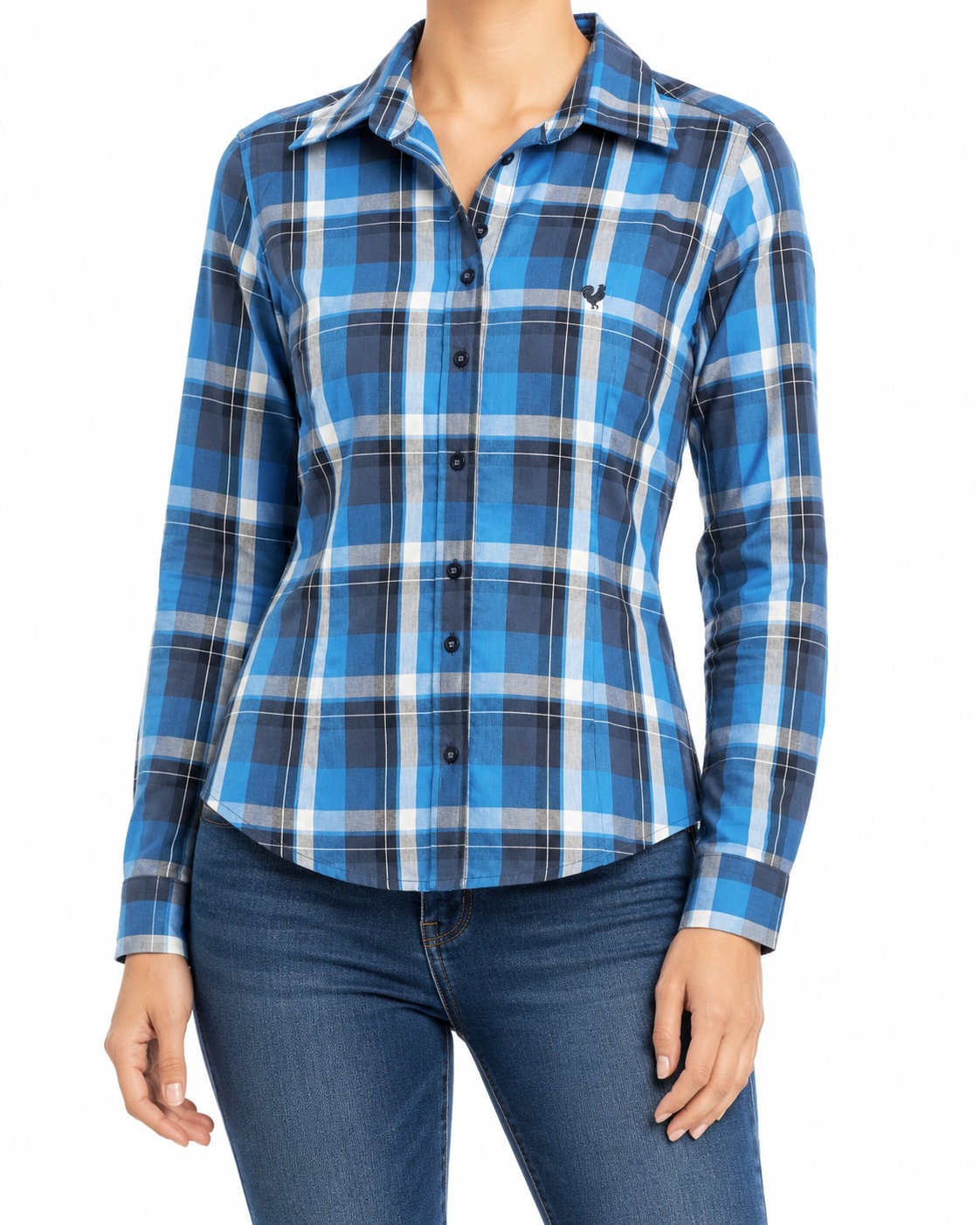 CAMISA XADRES FEMININA ADULTA- TAMANHO M