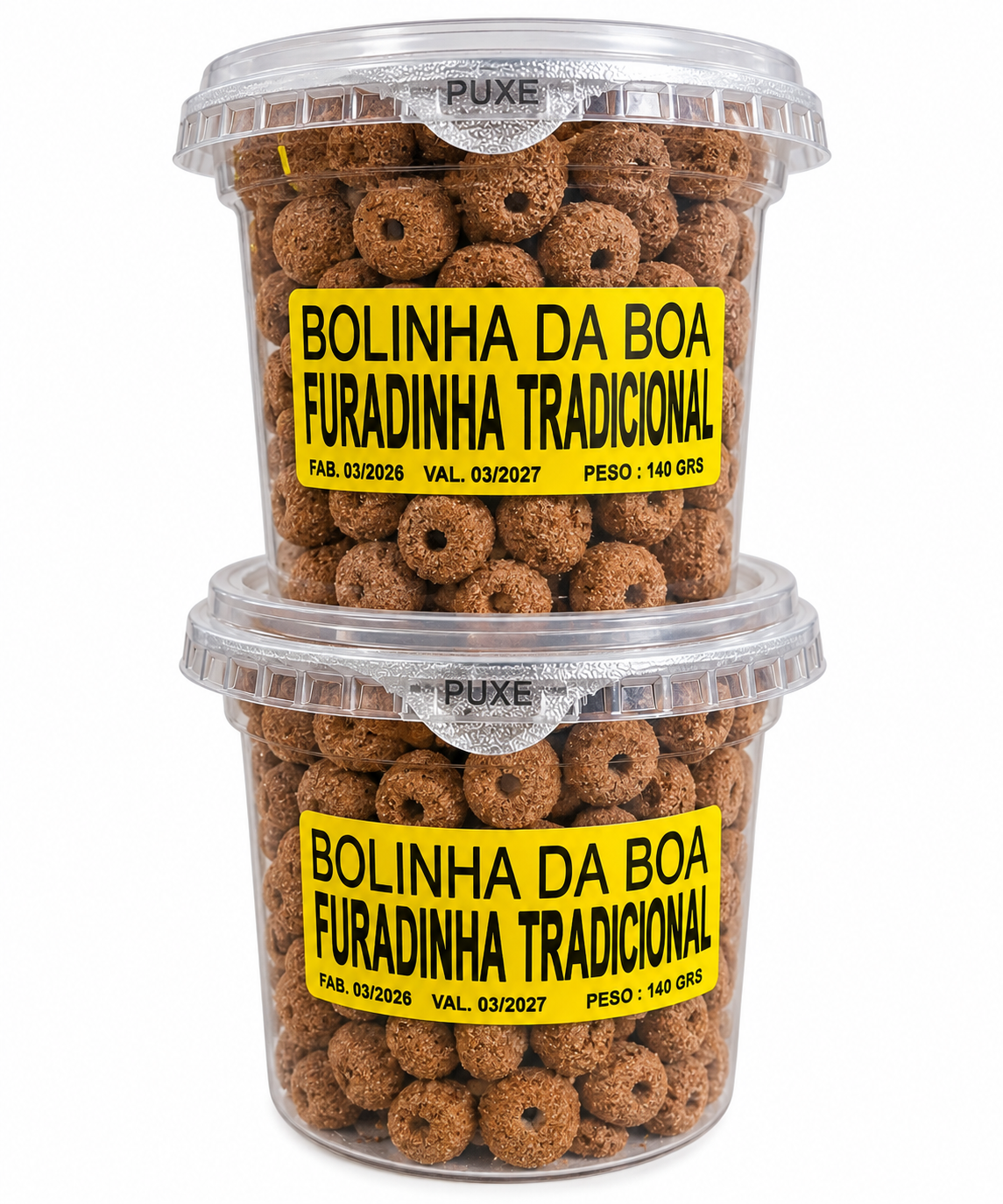 RAÇÃO FURADINHA MARACUJÁ 140G