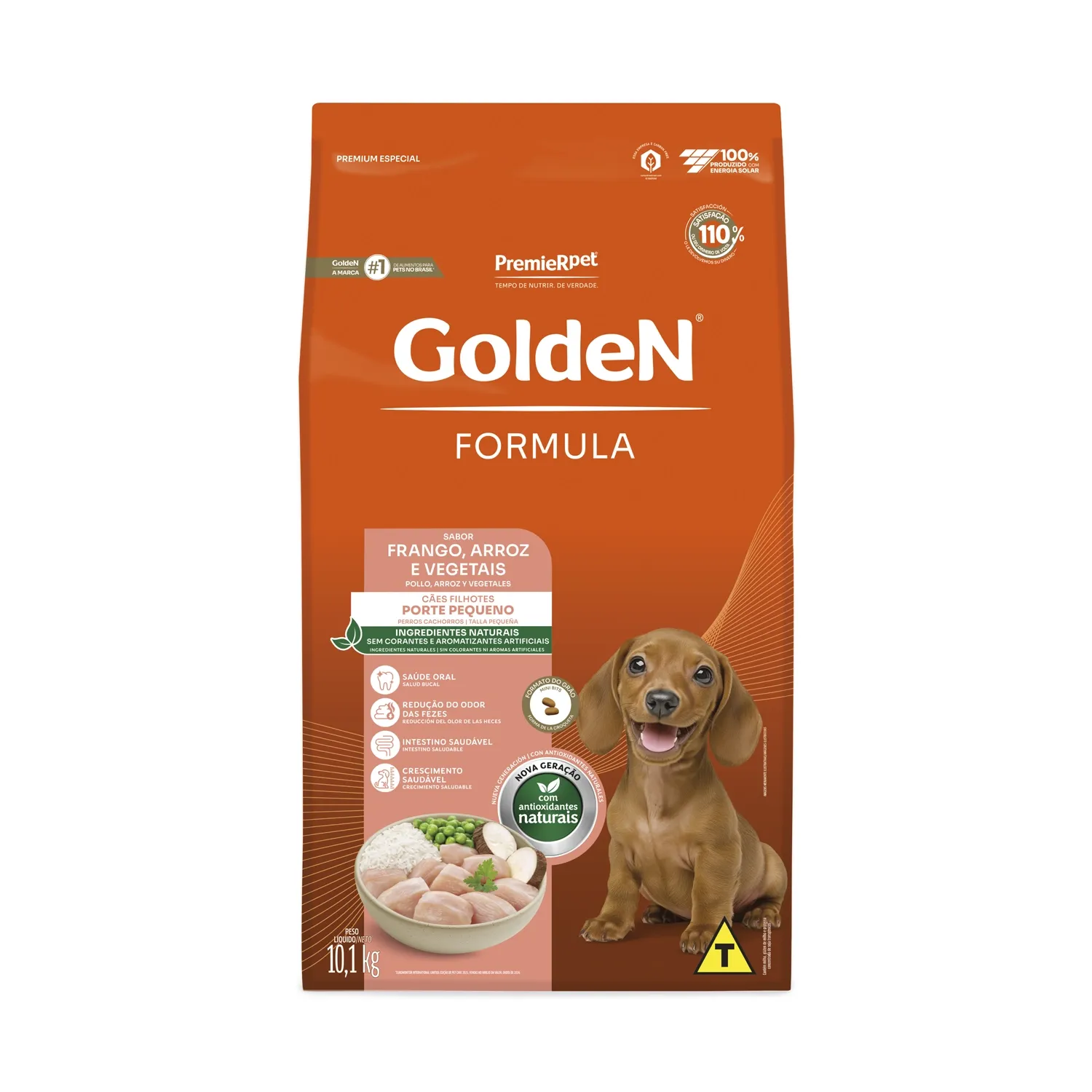GOLDEN FILHOTES FRANGO, ARROZ E VEGETAIS  3 KGS