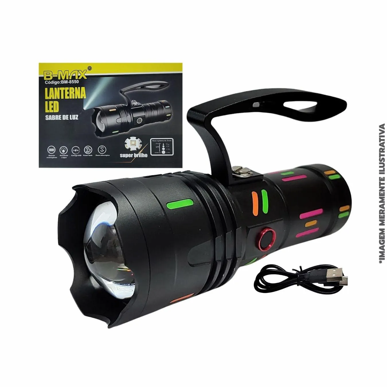 LANTERNA SABRE DE LUZ BM8550 BMAX