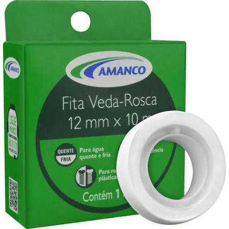 FITA VEDA ROSCA 12MM X 10 M
