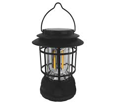 LANTERNA LAMPIAO RETRO LK5812 SOLAR DP LIGHT