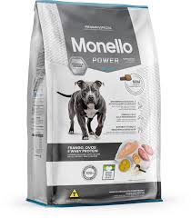 MONELLO POWER CÃES ADULTOS FRANGO, OVOS, WHEY PROTEIN 15 KGS