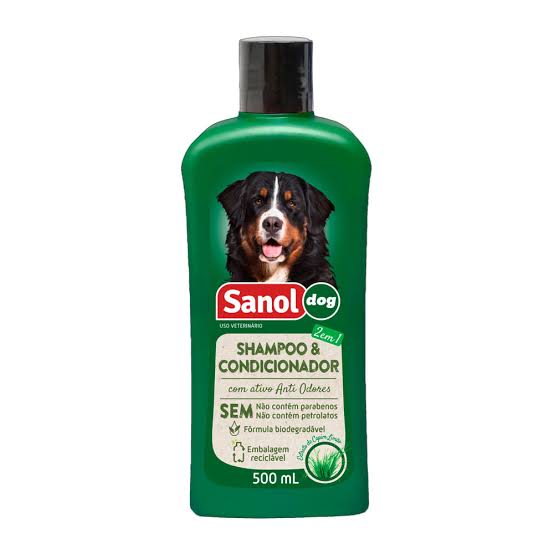 SHAMPOO E CONDICIONADOR SANOL DOG 500ML