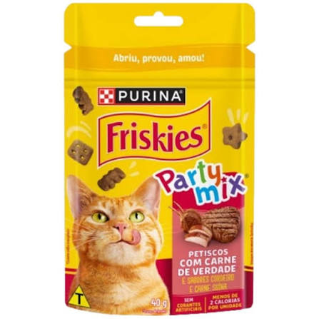 FRISKIES COM CARNE DE VERDADE E SABORES CORDEIRO E CARNE SUINA 40 G