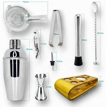KIT COQUETELEIRA LK 8131 12 PCS LUATEK