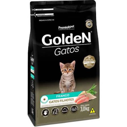 GOLDEN GATOS FILHOTES FRANGO 3,0 KGS