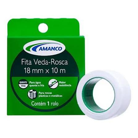 FITA VEDA ROSCA 18MM X 10 M